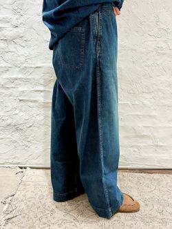 chimala】 US NAVY DENIM TROUSERSのコーディネートスナップ（H.M