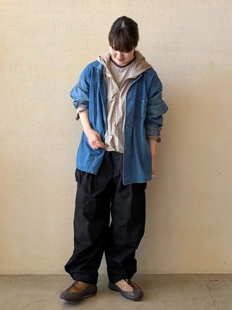 chimala/チマラ】 UNISEX CROPPED CHINOのコーディネートスナップ（A.S