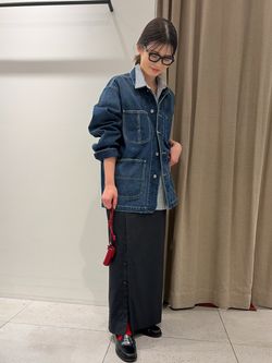 一部カラーWEB限定追加》coverall 4のコーディネートスナップ（SAKI