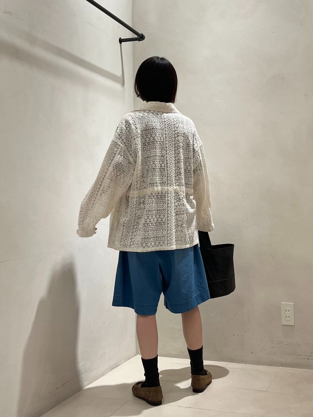 ES:S】 1 IN TUCKED BAGGY SHORTSのコーディネートスナップ（K.M