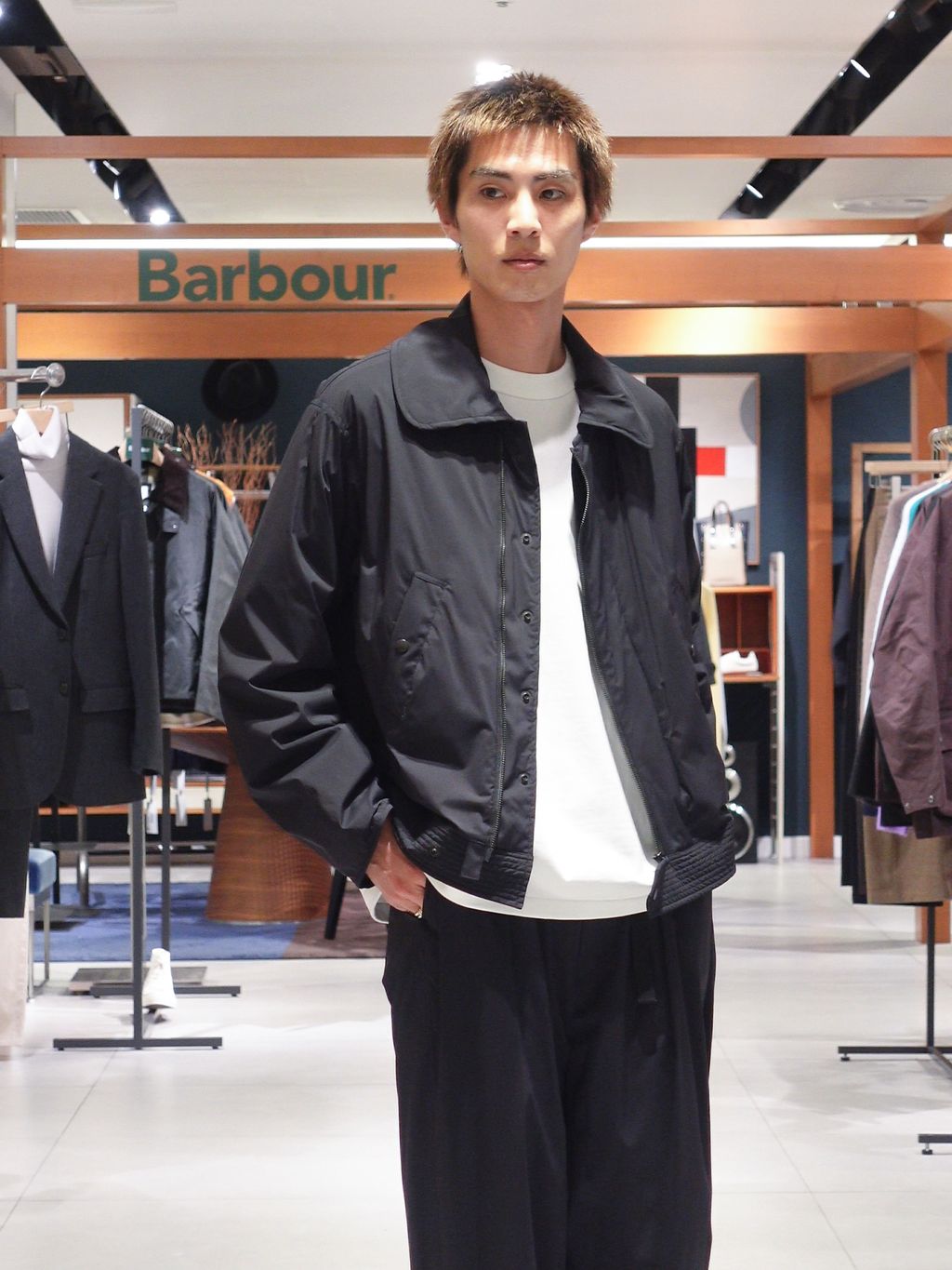 ACC グラフィティプリント ジャケット T/E （ティーイー）フレンチ パイロット ジャケットのコーディネート