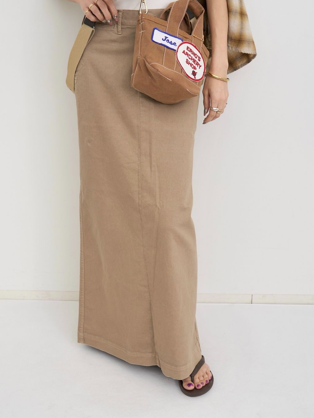 GOOD GRIEF!/グッド グリーフ】 VINTAGE WASHED CHINO SKIRTの