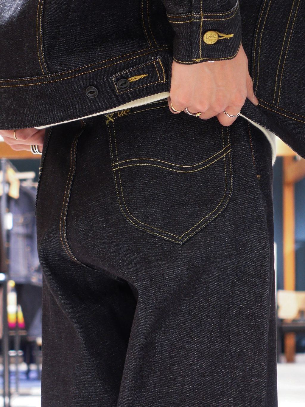 Lee (リー) 別注 101*101-J RIDERS RIGID デニムジャケットの