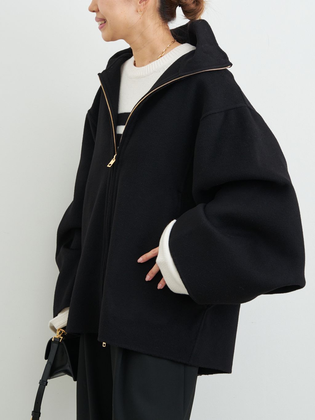 CINOH/チノ 】PUFFER COATのコーディネートスナップ（MIO）｜Deuxieme