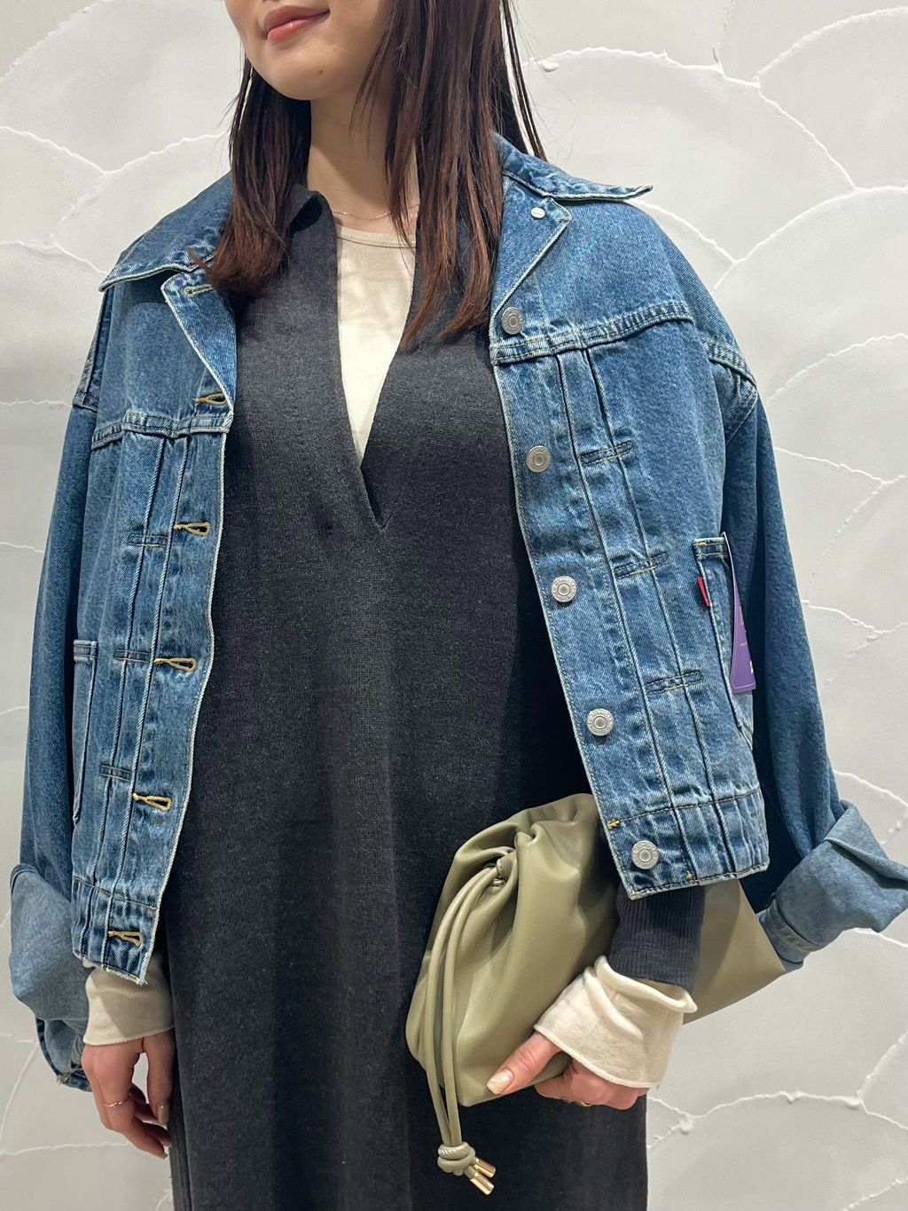 追加》Levi's/リーバイス SLOBE別注 BALLOON SLEEVE TRACKER デニム