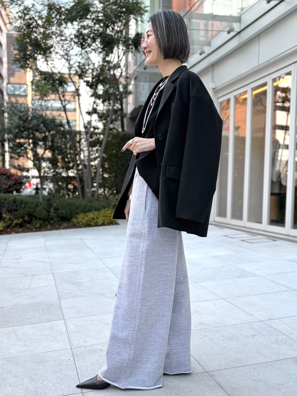 AMERICANA/アメリカーナ】 BAGGY PANTSのコーディネートスナップ