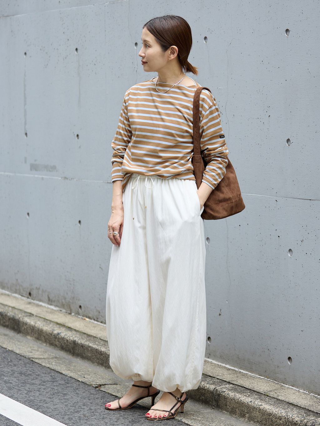 SAINT JAMES/セントジェームス MORLAIX カットソーのコーディネート