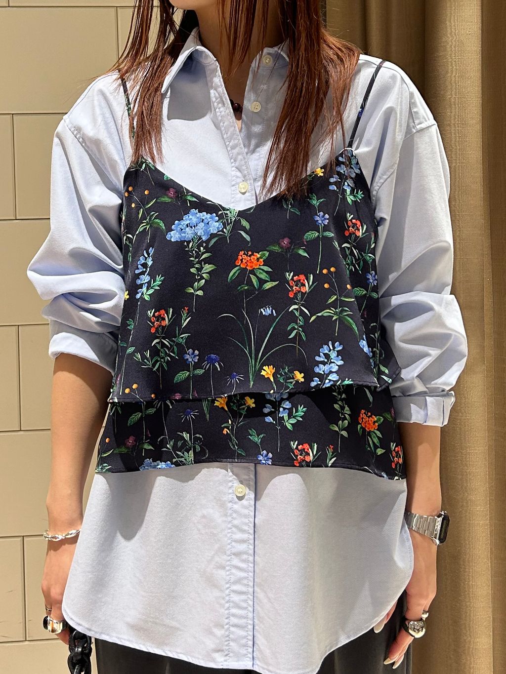 TICCA / ティッカ 別注フラワープリントビスチェ*のコーディネート
