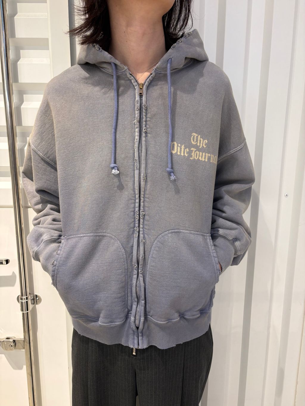 BOWWOW / バウワウ THE DITC JOURNAL ZIP HOODIE AGEDのコーディネート
