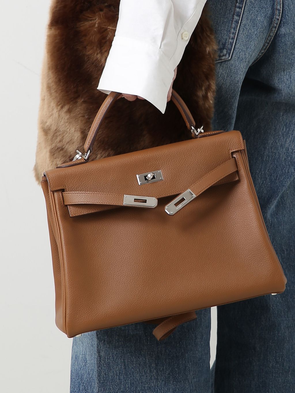 VINTAGE HERMES/エルメス】Kelly 32 2wayのコーディネートスナップ