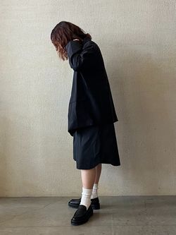 TCメモリーギャザーハーフパンツのコーディネートスナップ（KY