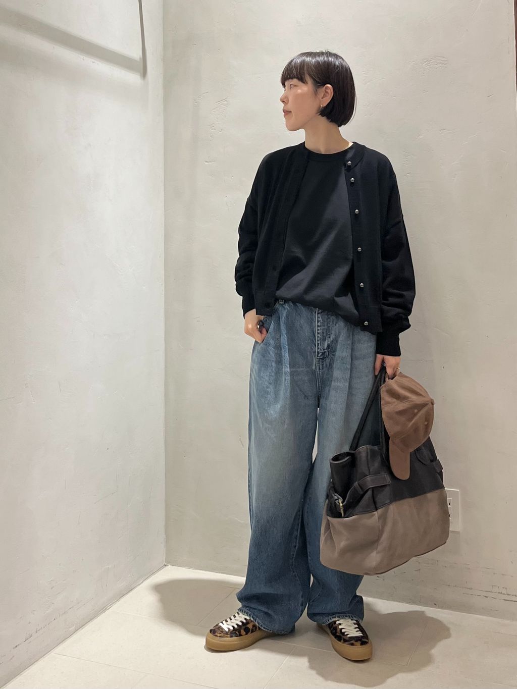 追加2》13OZデニム タックラウンドパンツのコーディネートスナップ