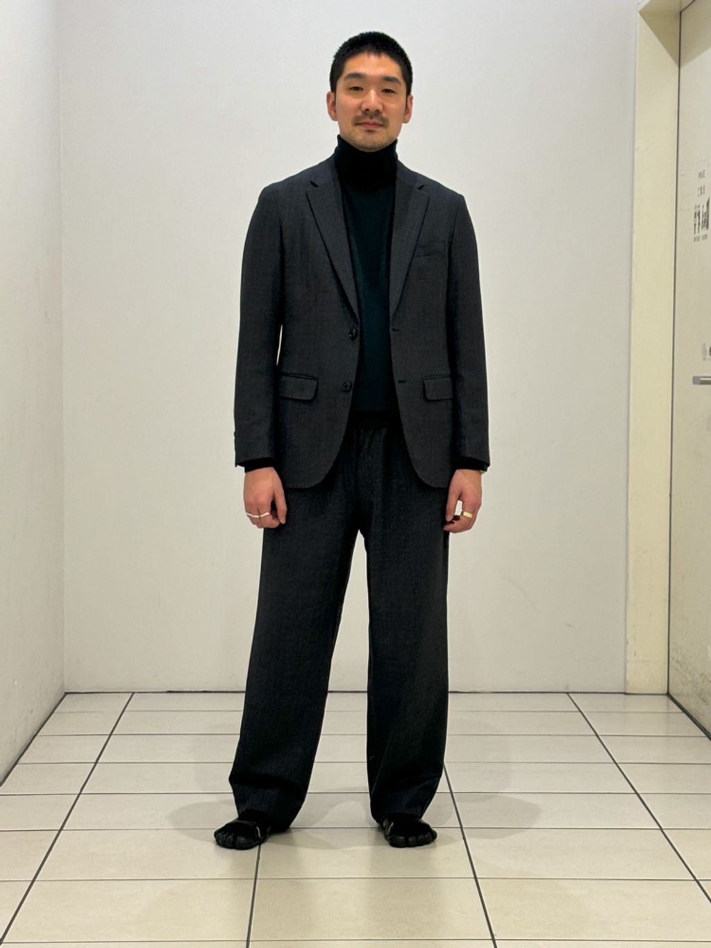 E.WLTAS キルトジャケットのコーディネートスナップ（もくめ