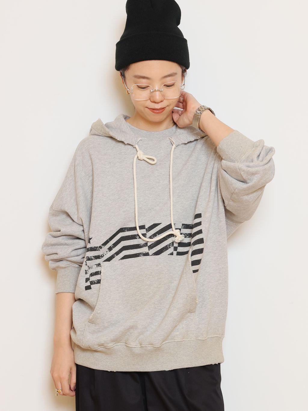 GOLDEN GOOSE/ゴールデングース】UNISEX フーディのコーディネート