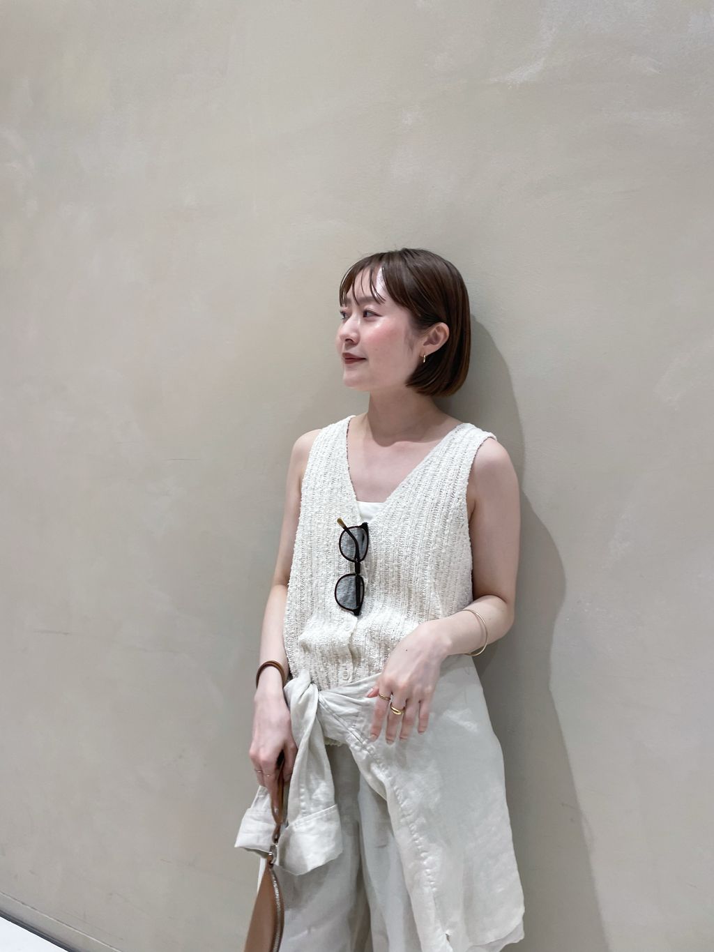 Linen easy パンツのコーディネートスナップ（natsune）｜Plage