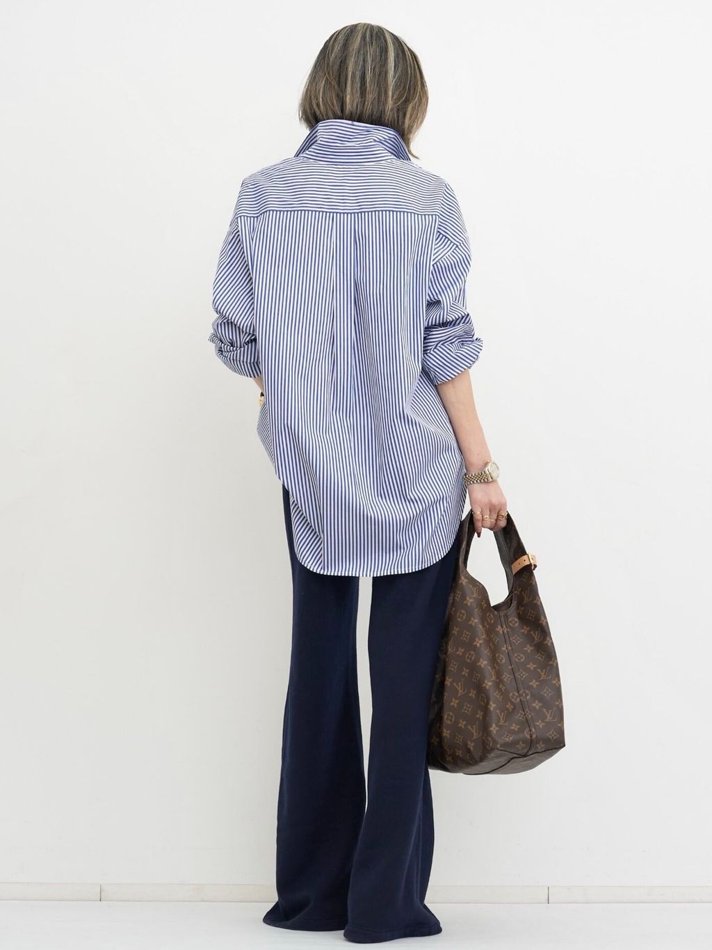 L'Appartementアパルトモン　ストライプシアーシャツ London Stripe Shirtのコーディネートスナップ（STAFF.S）｜L
