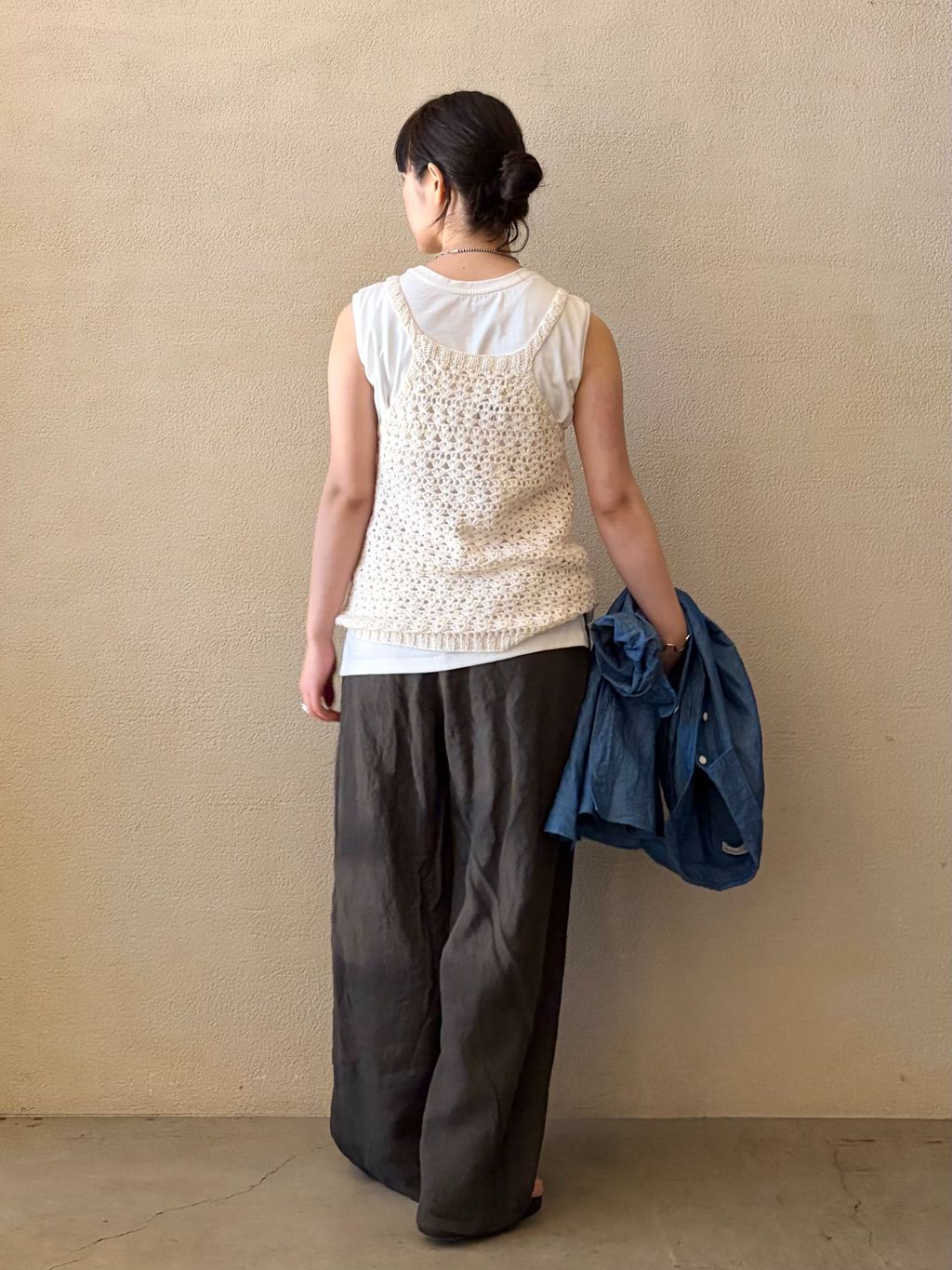 MAYDI】hand-knitted Tank Topのコーディネートスナップ（A.S