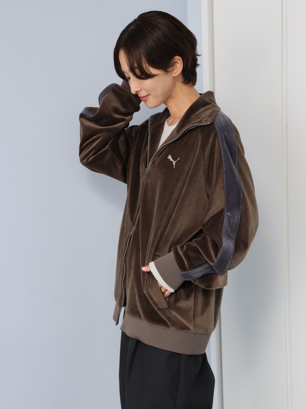 追加予約》別注【PUMA / プーマ】T7JKTのコーディネートスナップ（maki