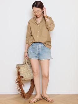 OXFORD ボタンダウン シャツのコーディネートスナップ（HASE）｜MUSE