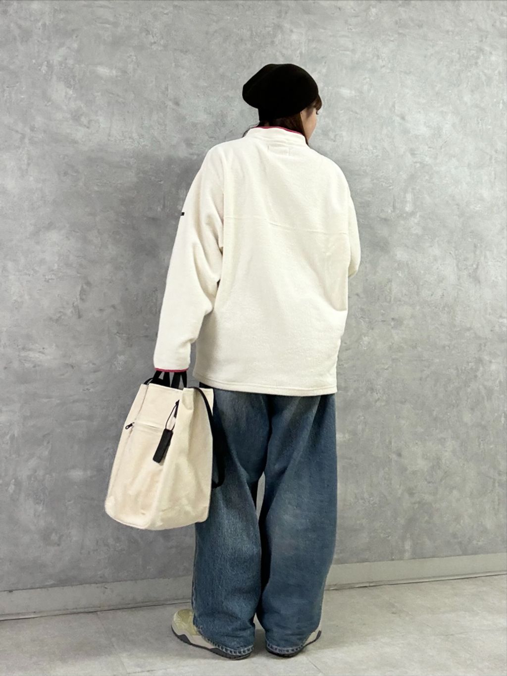 追加》13OZデニム タックラウンドパンツのコーディネートスナップ（M.F