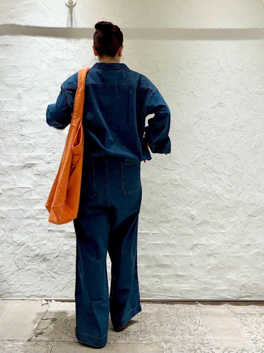 chimala】 US NAVY DENIM TROUSERSのコーディネートスナップ（H.M