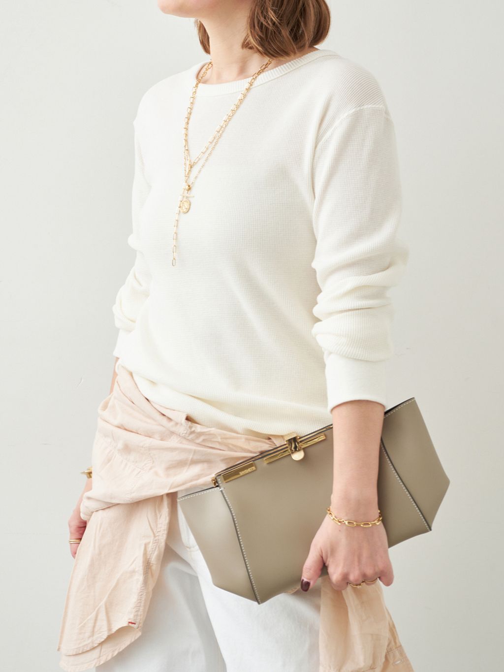 【新品】Deuxieme Classe SMOOTH TOP ガウン　ベージュ SMOOTH TOP ガウン（その他ブルゾン／アウター）｜Deuxieme Classe