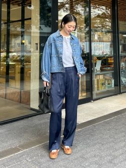 追加》Levi's/リーバイス SLOBE別注 BALLOON SLEEVE TRACKER デニム