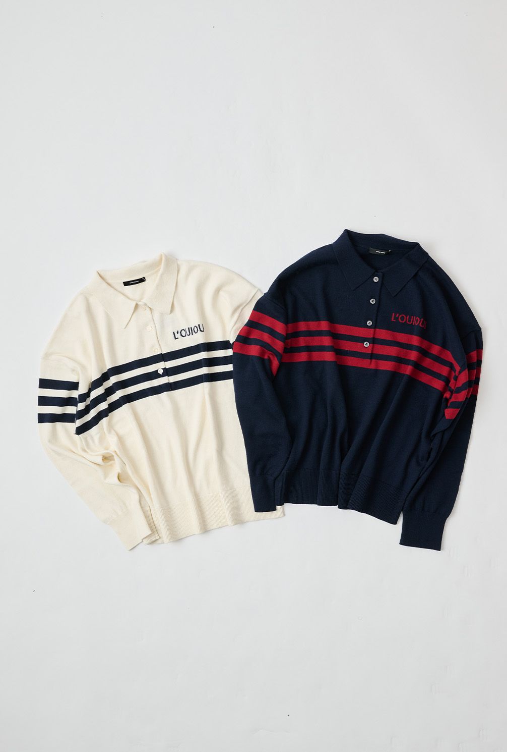 インターシャロゴニット No.26080400203040 サイズ：009 カラー：011.041 ￥15,400（税込）