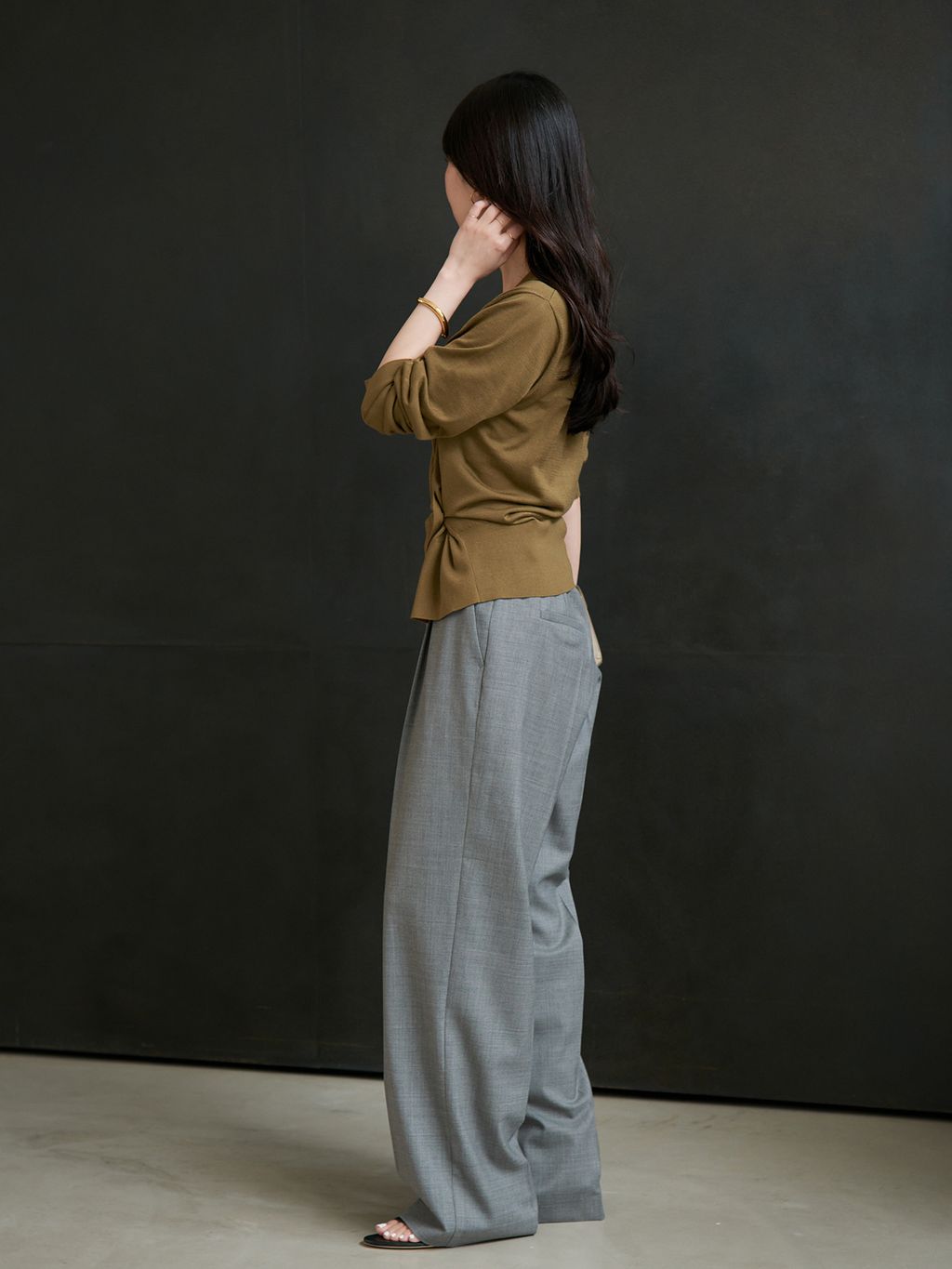 予約》R'IAM カシュクールカーディガンのコーディネートスナップ（Mayu