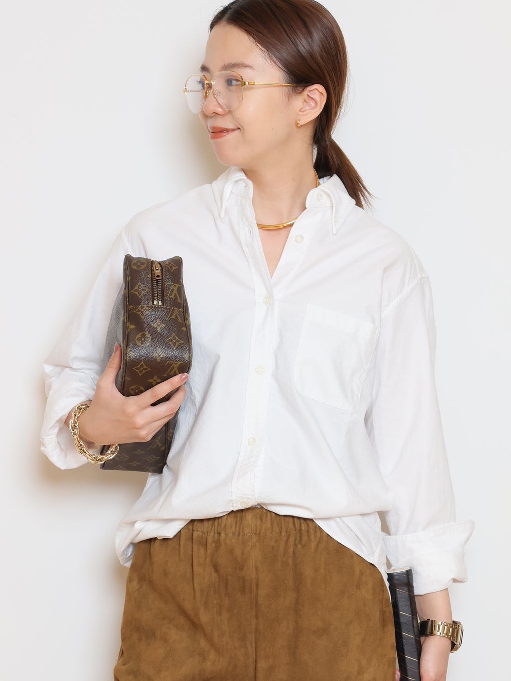 レディースファッション Deuxieme Classe OXFORD ボタンダウンシャツ 
