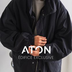 ATON別注コート》 特殊素材 × BLACK NAVY｜EDIFICE｜ブログ｜BAYCREW'S