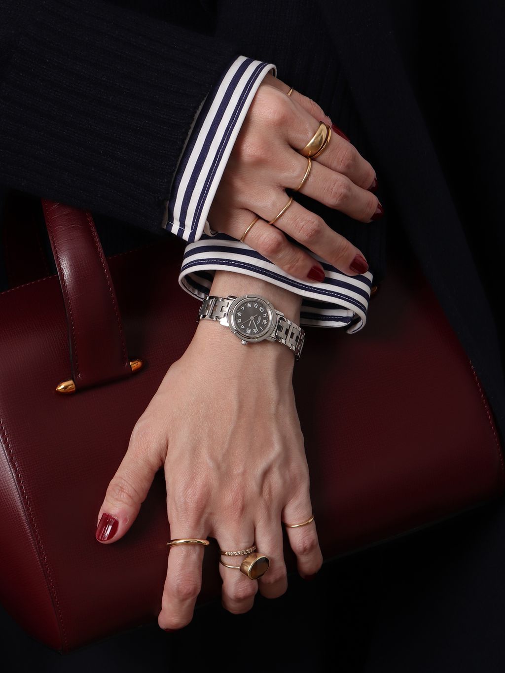 VINTAGE CARTIER/カルティエ】Must de cartier ショルダーバッグの