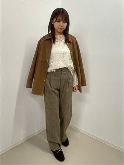 追加》フェイクスエードオープンカラージャケット（その他ブルゾン