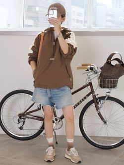 MUSE 【AUTRY/オートリー】 ANORAK パーカー AUTRY/オートリー】 ANORAK パーカーのコーディネートスナップ（MUSE