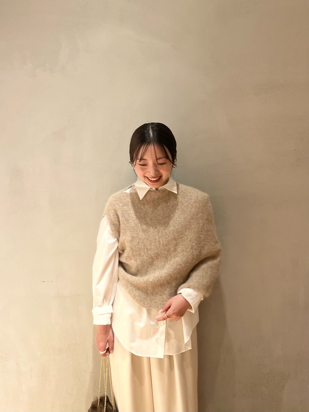 R'IAM スタンドZIPコートのコーディネートスナップ（chihiro）｜Plage