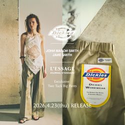 4/23(木)発売！【Dickies × Jane Smith × L'ESSAGE トリプルコラボ