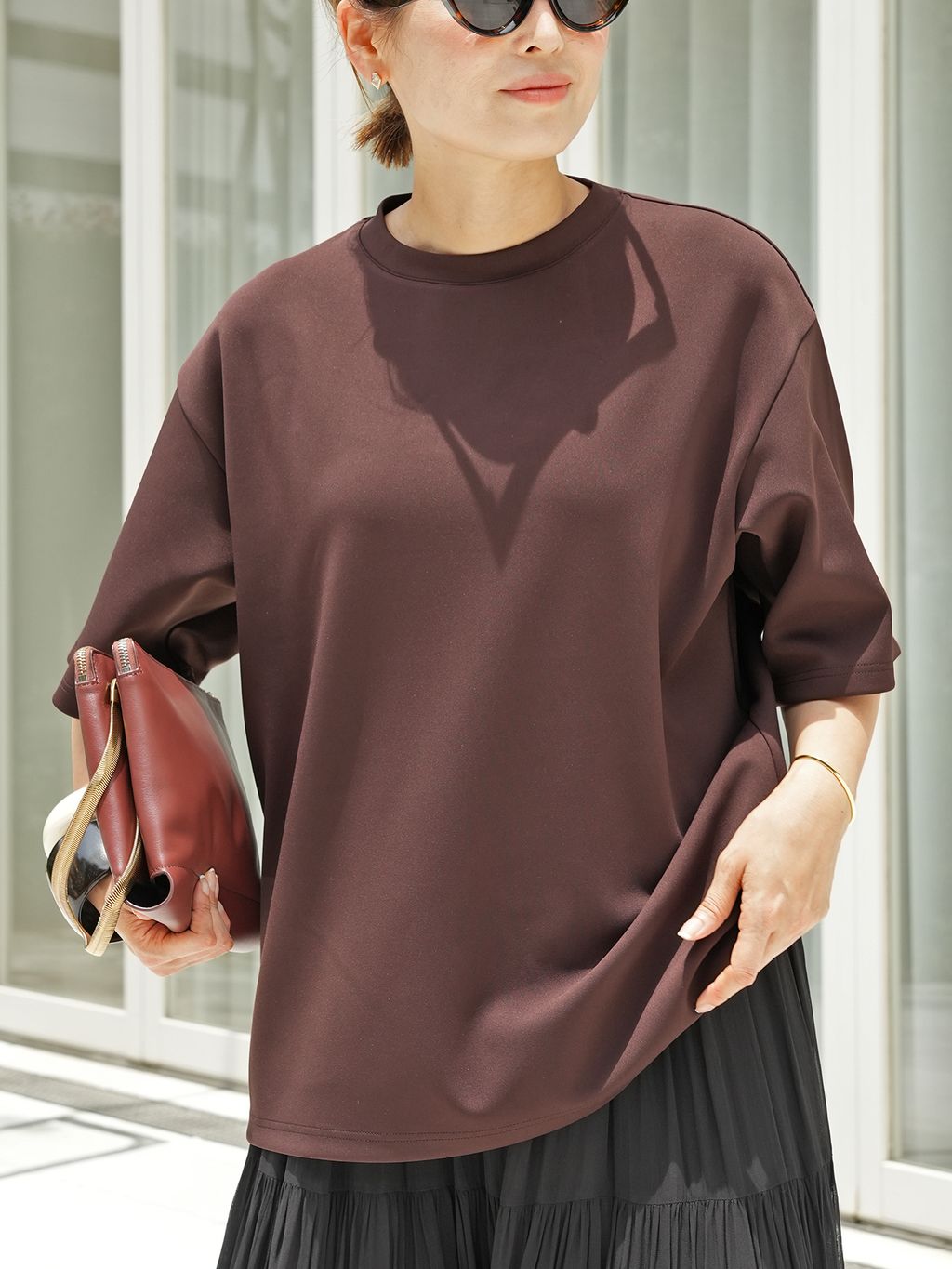 Sheer Boho スカートのコーディネートスナップ（HIRO）｜Deuxieme