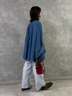ジャーナルスタンダードluxe  SEEALLプルオーバー SEEALL】TRIANGLE PULL OVER TOP(DENIM)（シャツ／ブラウス）｜journal