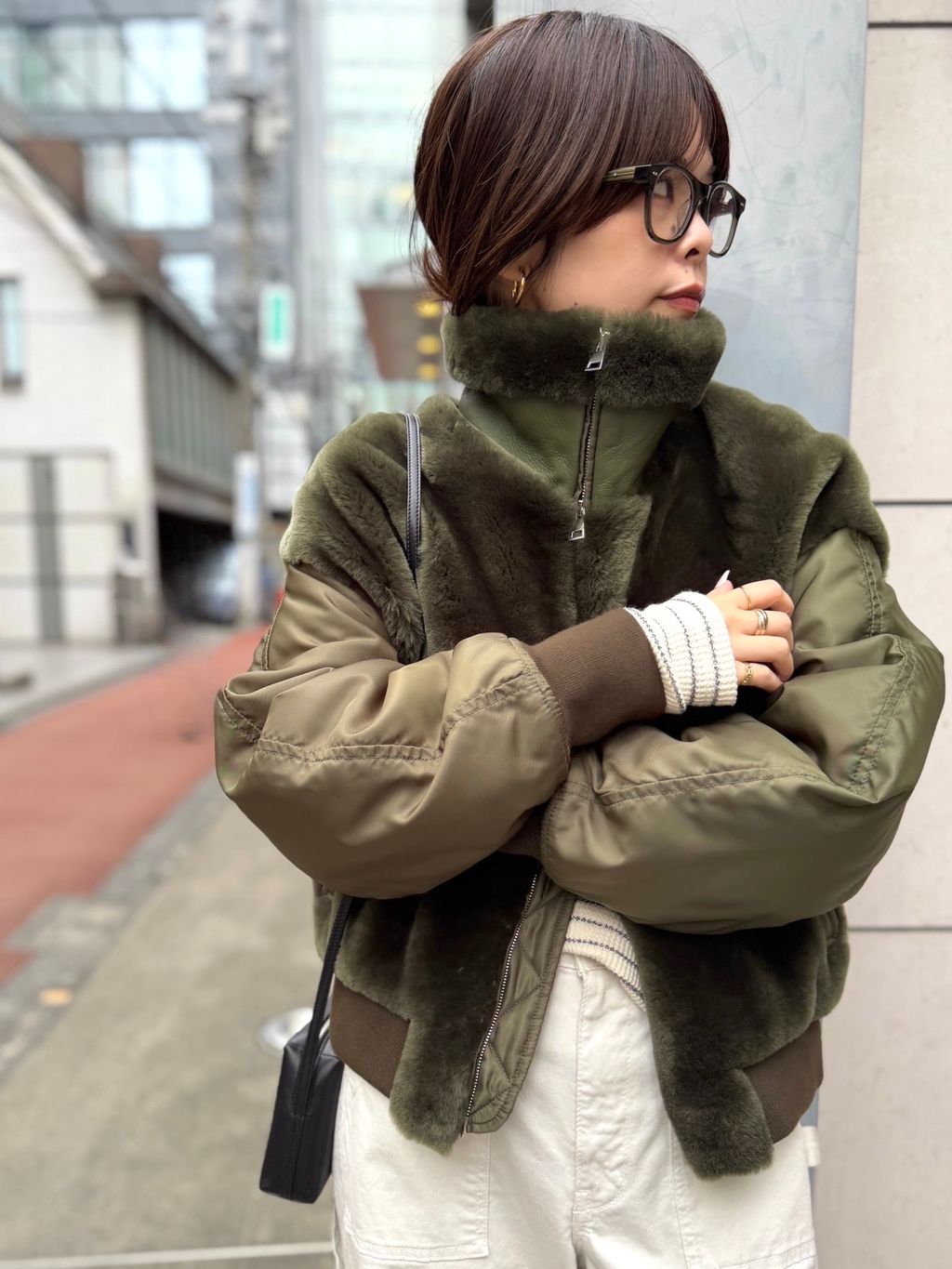 BLANCHA/ブランカ】 MOUTON BLOUSONのコーディネートスナップ（STAFF.S