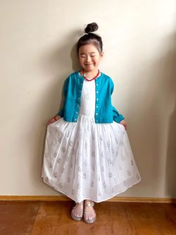 ne Quittez pas/ヌキテパ flower kids dress 010541ZE3-KIDSの