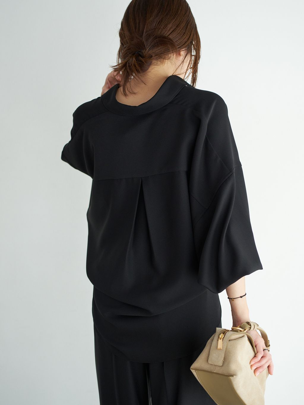 Dolman Wrap シャツのコーディネートスナップ（yoshie）｜Plage
