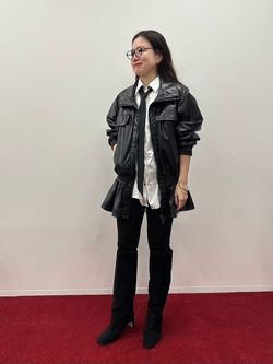 TAKASHI IKEDA x VERMEIL ブルゾンのコーディネートスナップ（mae