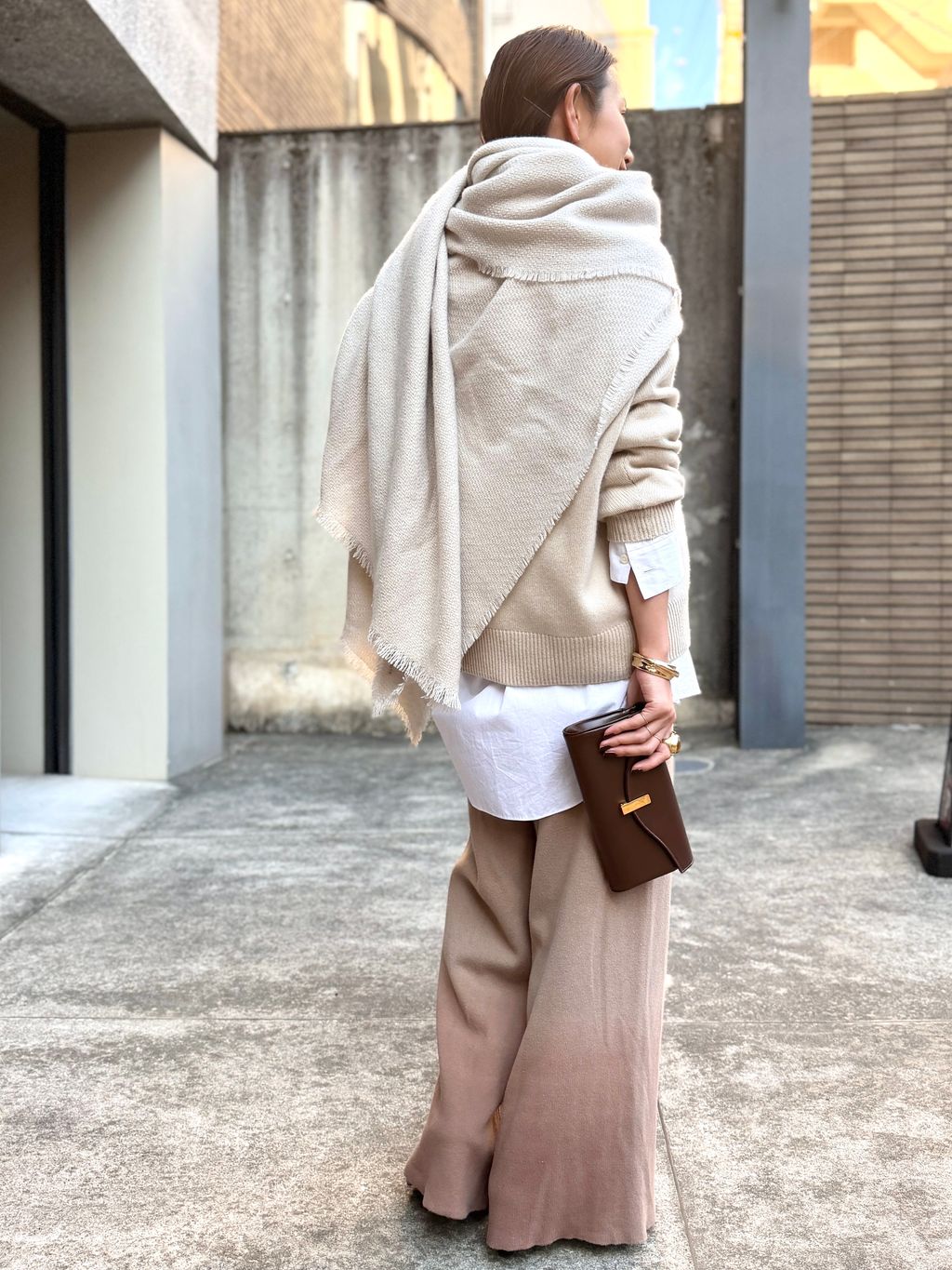 アパルトモン J.J.MERCERジェイジェイマーサー グラデーションパンツ36