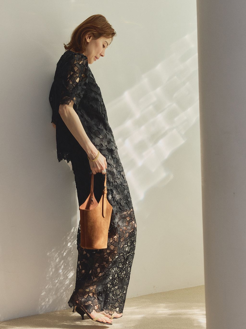 Cutwork Lace ブラウスのコーディネートスナップ（VERMEIL Online