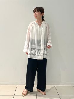 ラミーチャーチブラウスのコーディネートスナップ（saori）｜IENA