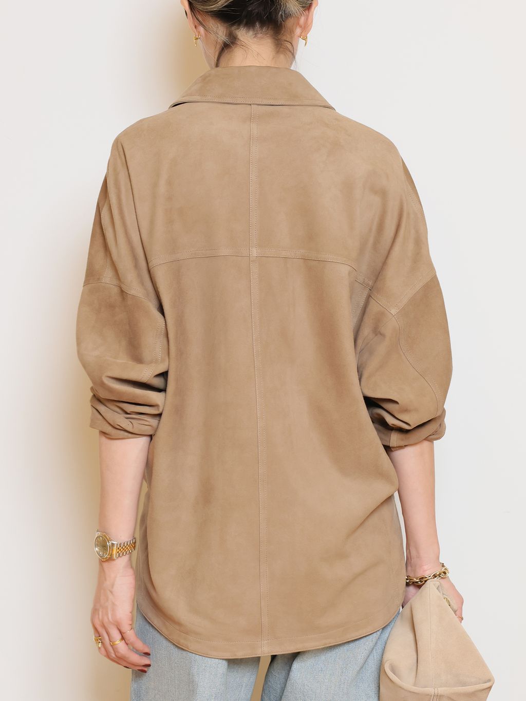 FURLING by GIANNI/ファーリングバイジャンニ】SUEDE シャツジャケット