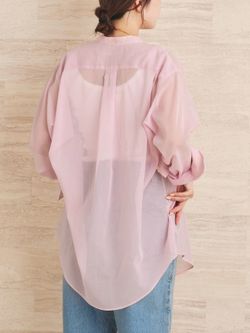 organdy sheer シャツのコーディネートスナップ（yuzuki）｜Plage
