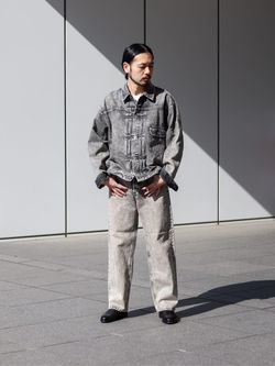 Lee for BOUCLE 別注 カウボーイバギーパンツ フェードの