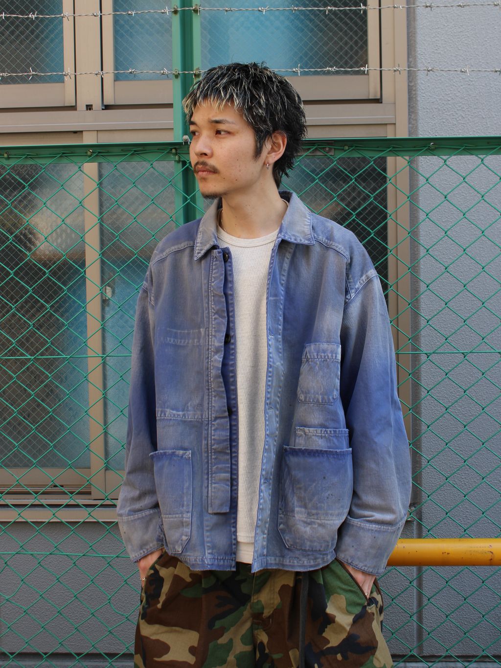 ANCELLM / アンセルム WISM別注 AGING COVERALL JACKETの