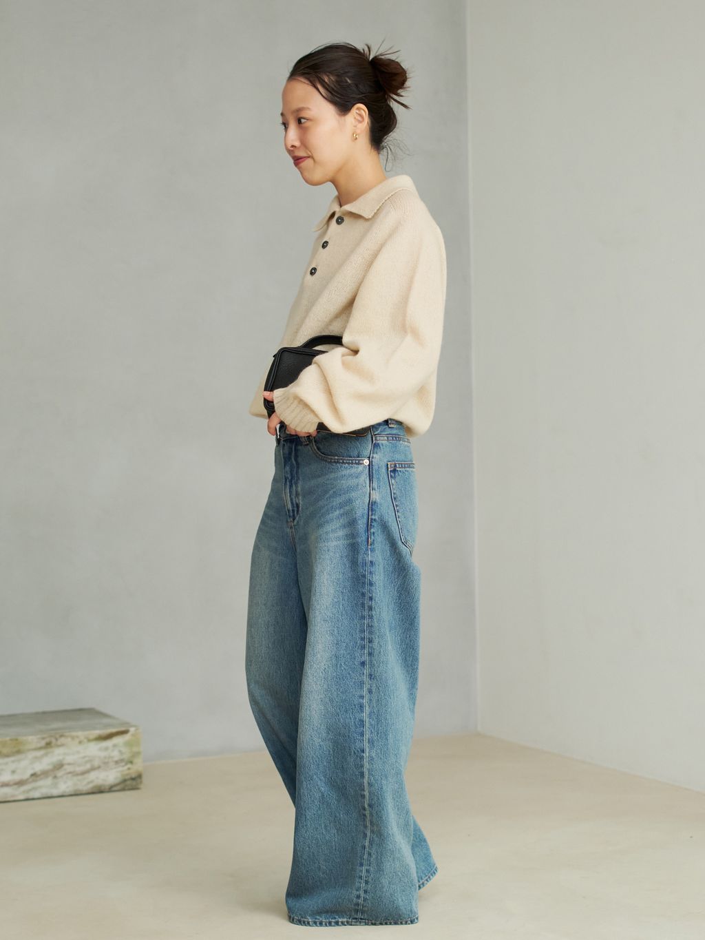 HARLEY / ハーレー 別注 POLO ニットのコーディネートスナップ（CHIBA